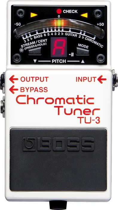 BOSS TU-3 半音階調音器【Chromatic Tuner/可為BOSS單踏效果器供電