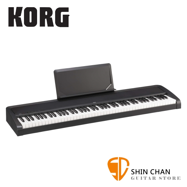 Korg B2N 88鍵數位電鋼琴/數位鋼琴無琴架款輕巧琴鍵設計【原廠譜板，單