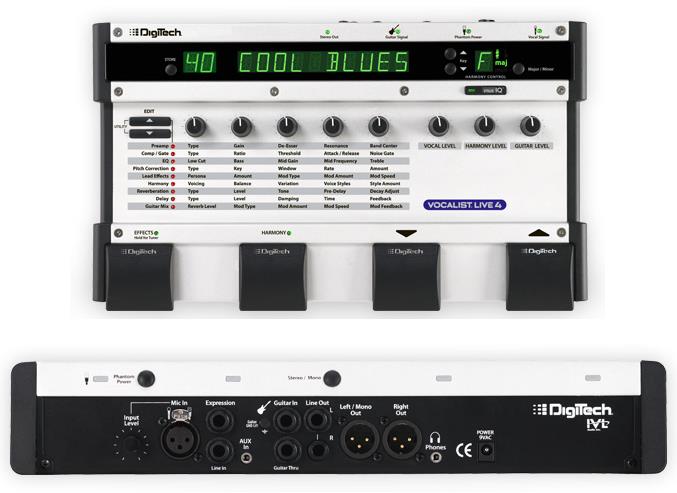 Digitech Vocalist Live 4 人聲效果器(附變壓器/一年保固)【VL4】 - 小