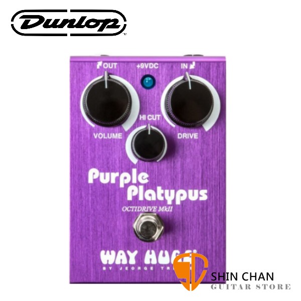 Dunlop WHE800 破音效果器【Purple Platypus/OctiDrive MKII/Way Huge/WHE-800】