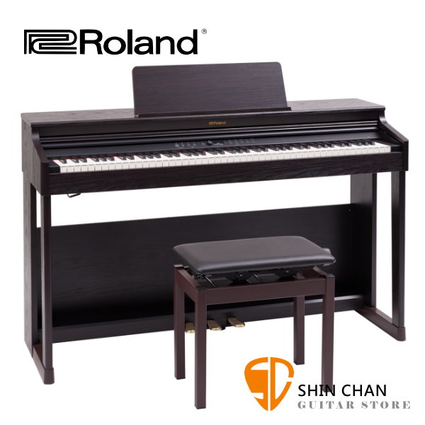 Roland RP701 電鋼琴 88鍵 / 滑蓋式 深玫瑰木色 附原廠琴架 踏板 可升降鋼琴椅【台灣樂蘭公司貨/兩年保固】