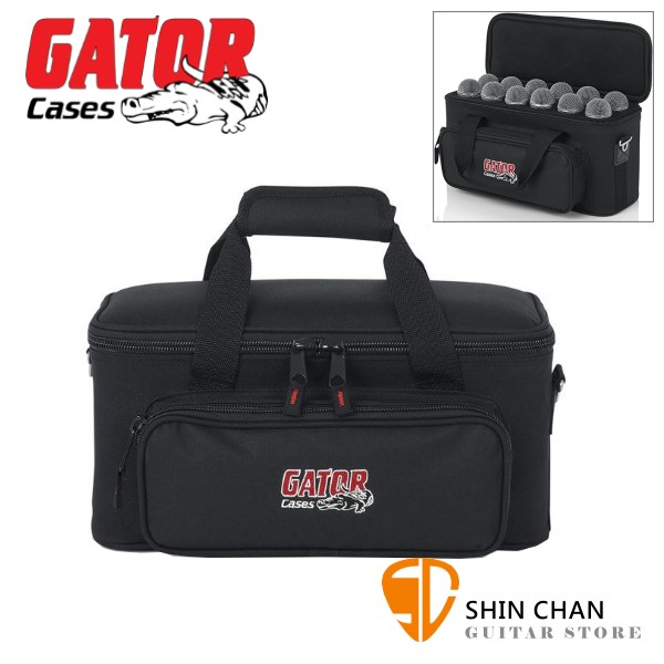 Gator Cases 12支裝 麥克風收納袋 可肩背可手提【型號:GCPA-GM-12B】