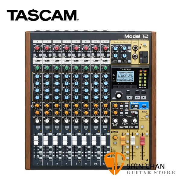 Tascam Model12 12軌混音器 支援藍牙 USB連接 原廠公司貨【Model-12】