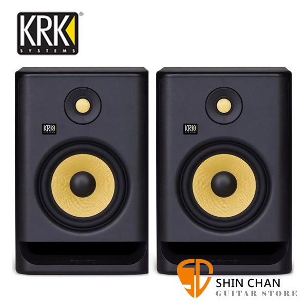 KRK Rokit RP7G4 主動式監聽喇叭/7吋錄音室專用（黑色/一對二顆）台灣公司貨保固
