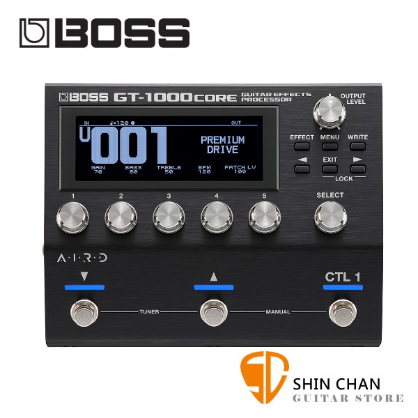 Boss GT1000CORE 電吉他綜合效果器【GT-1000CORE/原廠公司貨兩年保固】
