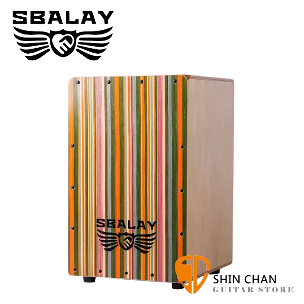 SBALAY SCJ-HPL2 木箱鼓 附原廠雙肩背袋/防滑座墊 原廠公司貨