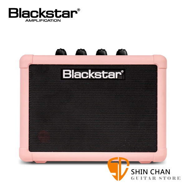 Blackstar Fly3 Shell Pink 貝殼粉 單顆吉他音箱（可當電腦喇叭/可電池供電）內建破音與Delay效果器 台灣公司貨