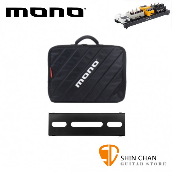 美國 MONO PEDALBOARD LITE+ 黑色進階便攜型效果器盤 + CLUB 2.0 小型效果器袋 軍事化防震防潑水【PFX-PB-LP-SLV/LITE PLUS】