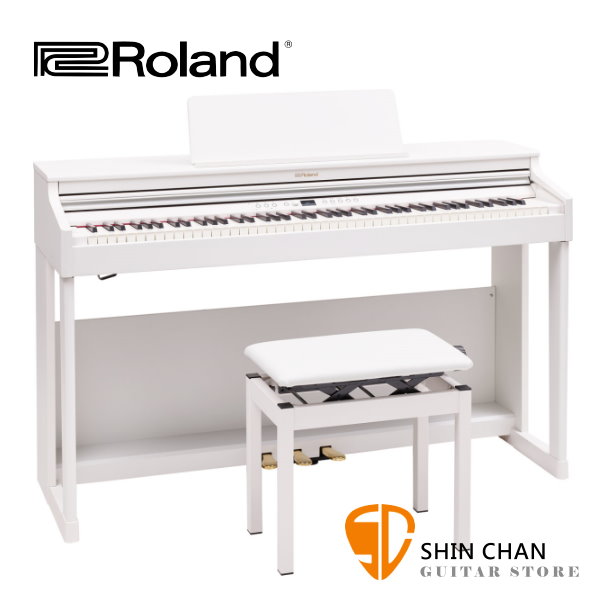 Roland RP701 電鋼琴 88鍵 / 滑蓋式 白色 附原廠琴架 踏板 可調高度鋼琴椅【台灣樂蘭公司貨/兩年保固】