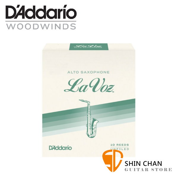 竹片&#9658;美國 RICO La Voz 中音 薩克斯風竹片  Medium Hard (3號)  Alto Sax (10片/盒)