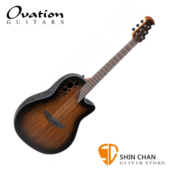 Ovation CE44P-ABLKW-G 可插電 木吉他/民謠吉他