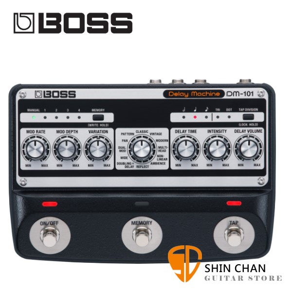 BOSS DM-101 終極類比延遲效果器【Delay Machine/DM101/電吉他效果器/兩年保固】