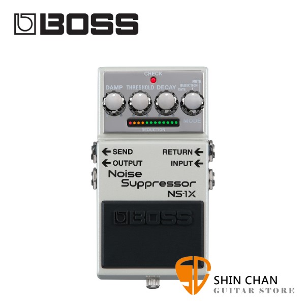 BOSS NS-1X 抑制雜音效果器【Noise Suppressor /降噪/消除雜音/電吉他單顆效果器/NS1X/五年保固】