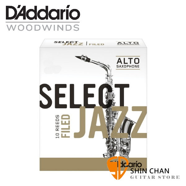美國 RICO Select Jazz 中音 薩克斯風竹片 2 SOFT Alto Sax (10片/盒)