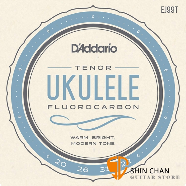 美國 DAddario EJ99T 26吋烏克麗麗弦 碳纖維 Tenor 【Ukulele/FLUOROCARBON】