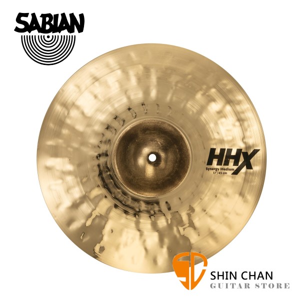 Sabian 17吋 HHX Synergy Medium Cymbal 樂隊銅鈸【型號:11794XBM】