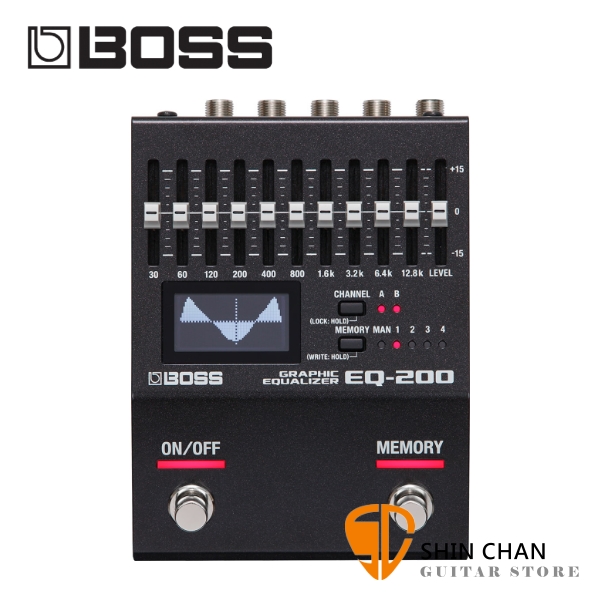 Boss EQ-200 10段EQ等化器 Graphic Equalizer 原廠公司貨 兩年保固 EQ200