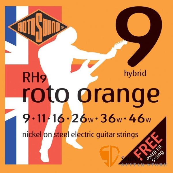 ROTOSOUND RH9 電吉他弦 (09-46)【英國製/吉他弦/RH-9】