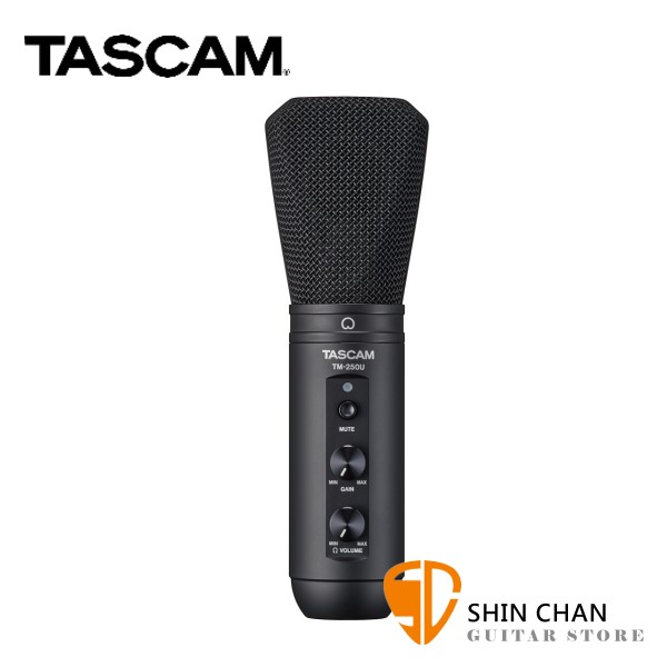 Tascam TM-250U USB 麥克風 原廠公司貨【TM250U】