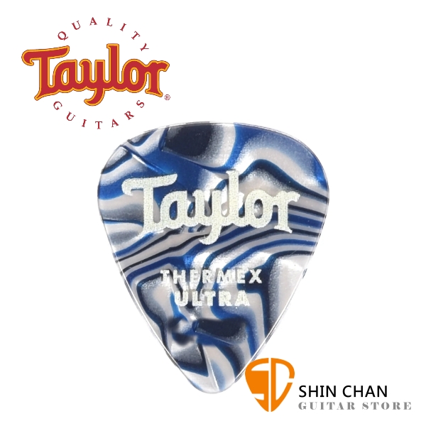 Taylor 超頂級彈片 Thermex Ultra Picks Blue Swirl 進口原廠彈片 Pick【厚度:1.0mm/1.25mm/1.5mm】80729/80730/80731