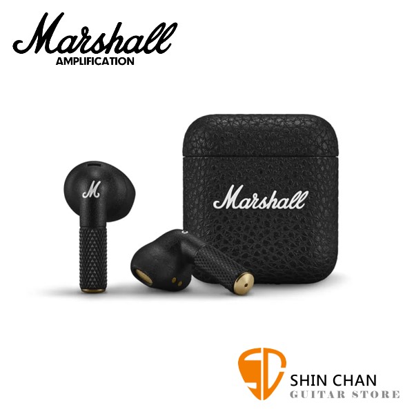 Marshall MINOR IV 真無線藍牙耳機 耳塞式/ 藍牙5.3 / 12mm動圈單體 經典黑 台灣公司貨