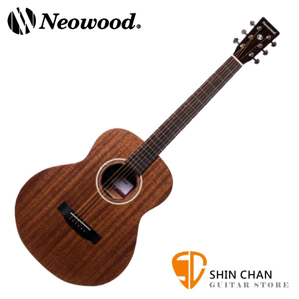 Neowood GS-2 桃花心木民謠吉他/旅行吉他 36吋 GS-MINI桶身 附贈吉他袋、Pick、移調夾、背帶【GS2】