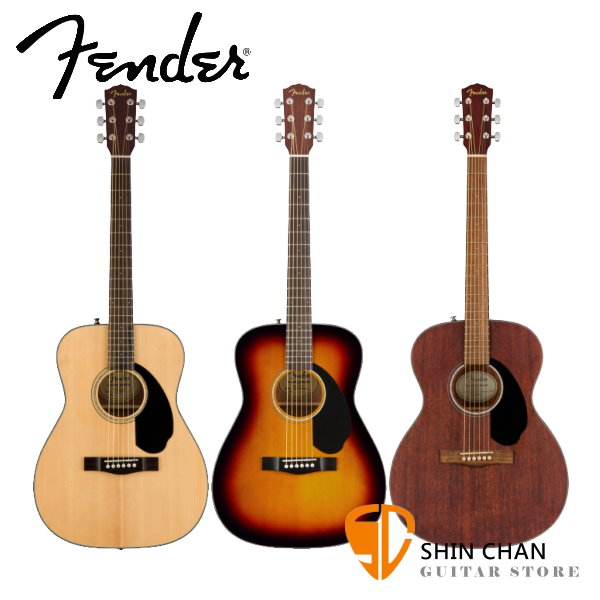Fender CC-60S 面單板 木吉他/民謠吉他▹另贈多樣好禮【CC60S】