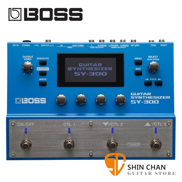 合成器 ► BOSS SY-300 類比式吉他合成器【Guitar Synthesizer/兩年保固】