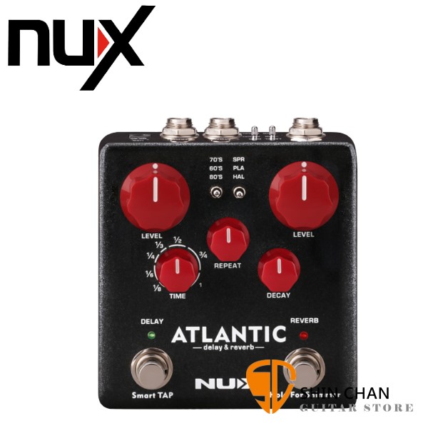 NUX Atlantic Delay & Reverb 延遲 & 殘響 NDR-5 空間效果器【原廠公司貨一年保固】