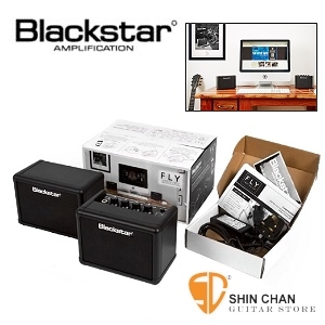 blackstar音箱►Blackstar Fly3 Stereo Pack 黑星 2顆音箱套裝組（2顆音箱+變壓器）立體聲/吉他音箱（可當電腦喇叭/電池可攜帶）