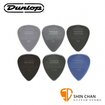 Dunlop 4491 Pick 彈片（六片） 【吉他專用/貝斯專用/Max-Grip&#8482; Nylon Standard】