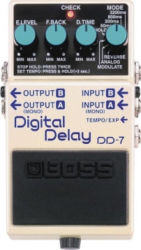 BOSS DD-7 數位延遲效果器 【Digital Delay/DD7/經典延遲/電吉他單顆效果器/五年保固】