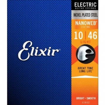 Elixir電吉他弦 Nanoweb 12052 電吉他弦/elixir電吉他弦 10-46 台灣公司貨