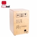 West 威斯特 W-Box 楓木-專利紙箱設計款 木箱鼓（台灣製Cajon/木鼓箱初學/教學/老師適用/台灣製造）木箱椅/原木椅