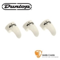 Dunlop 手指套 Pick（一組三個）White Plastic Fingerpicks 9011R/9011-R】